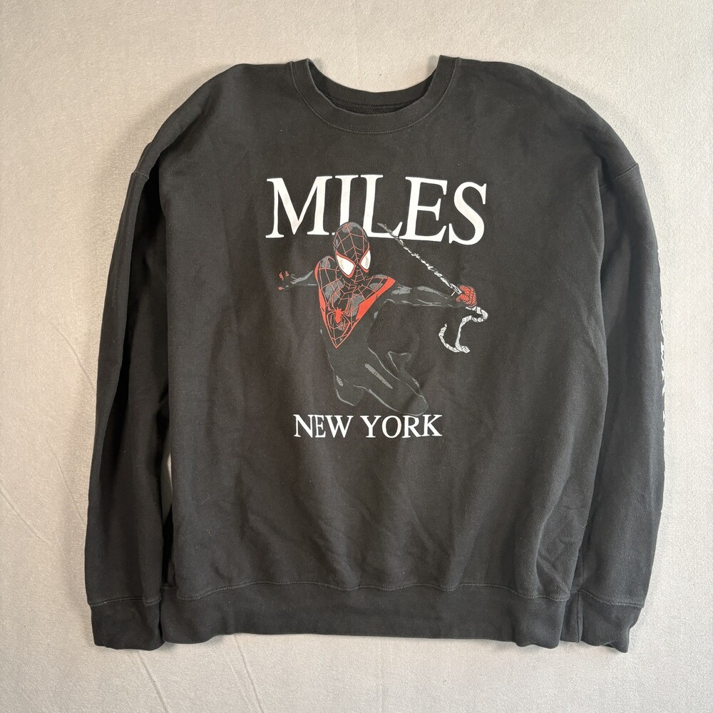 Marvel Spider-Man Miles Morales Pullover SWEATER MENS SIZE XL